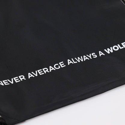 Black Draw String Sackpack Bag - Image 6
