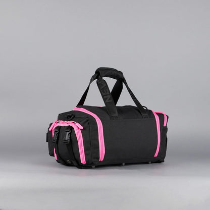 20L Mini Duffle Bag Black Neon Pink - Image 9