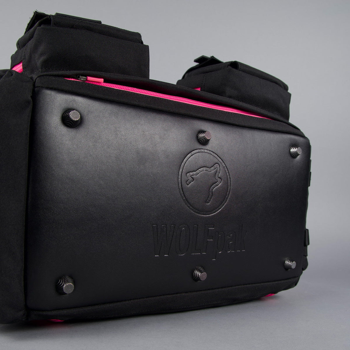 20L Mini Duffle Bag Black Neon Pink - Image 10