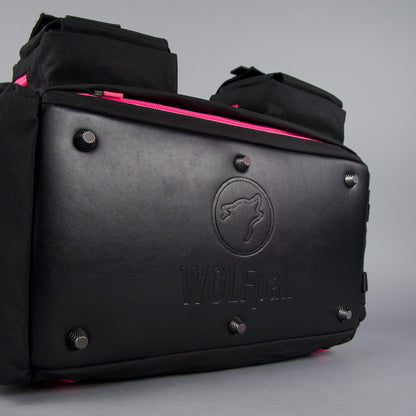 20L Mini Duffle Bag Black Neon Pink - Image 10