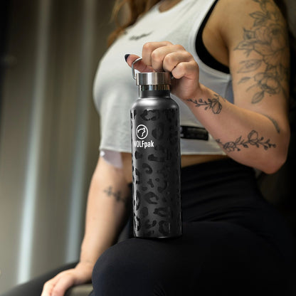 25oz Flask Black Leopard - Image 4