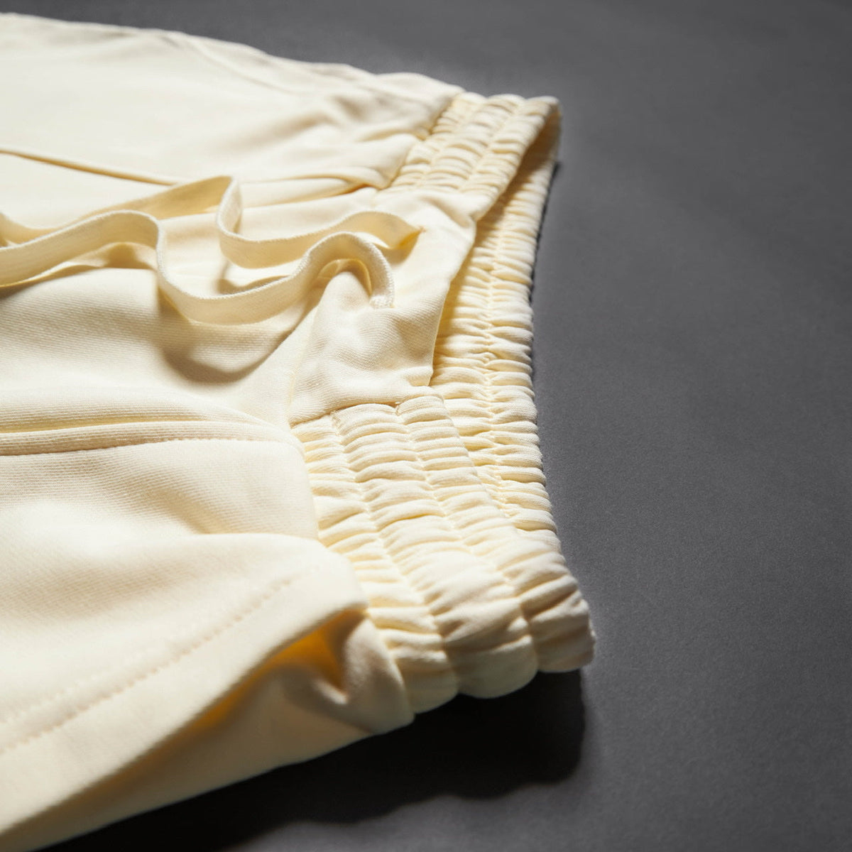 Men's Varsity Shorts Cream - Image 9
