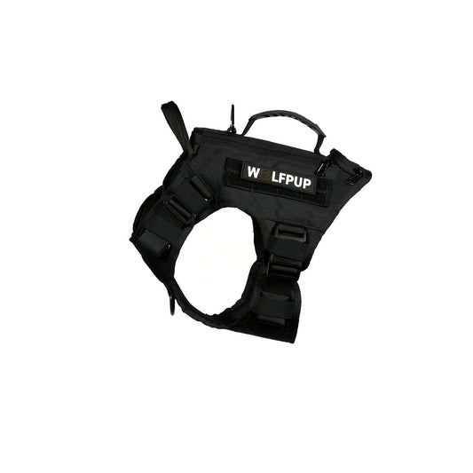 Alpha Black Tactical Dog Vest Harness - Image 2