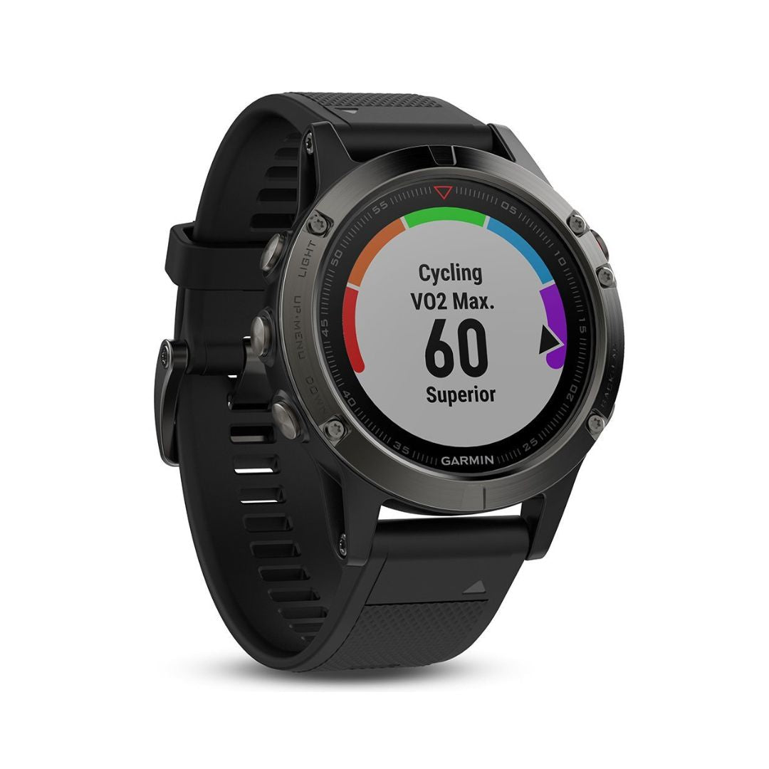 Garmin Fenix 5 Smartwatch 47mm Slate gray with Black Band - 010-01688-00 - Image 4