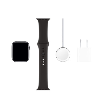Apple Watch Series 5 (GPS, 40MM) - Space Gray Aluminum Case with Black Sport Band - MWV82LL/A - Image 6