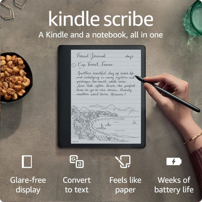 Amazon Kindle Scribe Digital Notebook - 64 GB with Premium Pen - 2022 - Gray - B09BSRTHL7 - Image 2