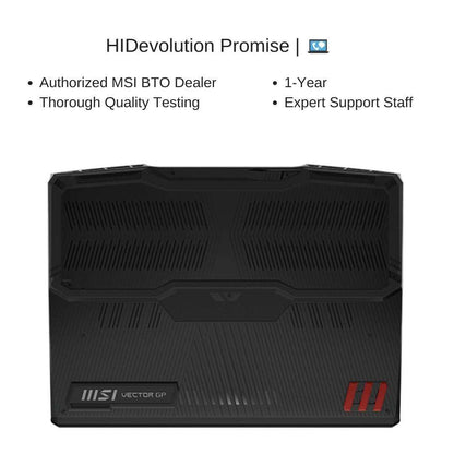 MSI - 15.6" 165 Hz - i7 12800HX - 3070 Ti GPU - 32GB RAM - 1TB SSD - Windows 11 - Vector GP66HX 12UGS-066 - Image 9