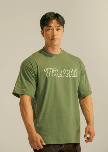Men's Varsity Tee Moss Green - Image 2