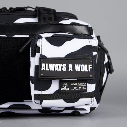 20L Mini Duffle Bag Black White Cow - Image 23