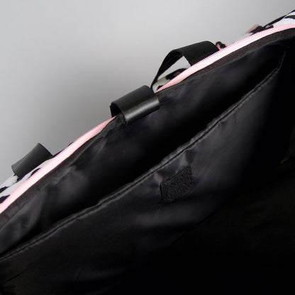 40L Ultimate Duffle Bag Leopard Pink Zip - Image 23