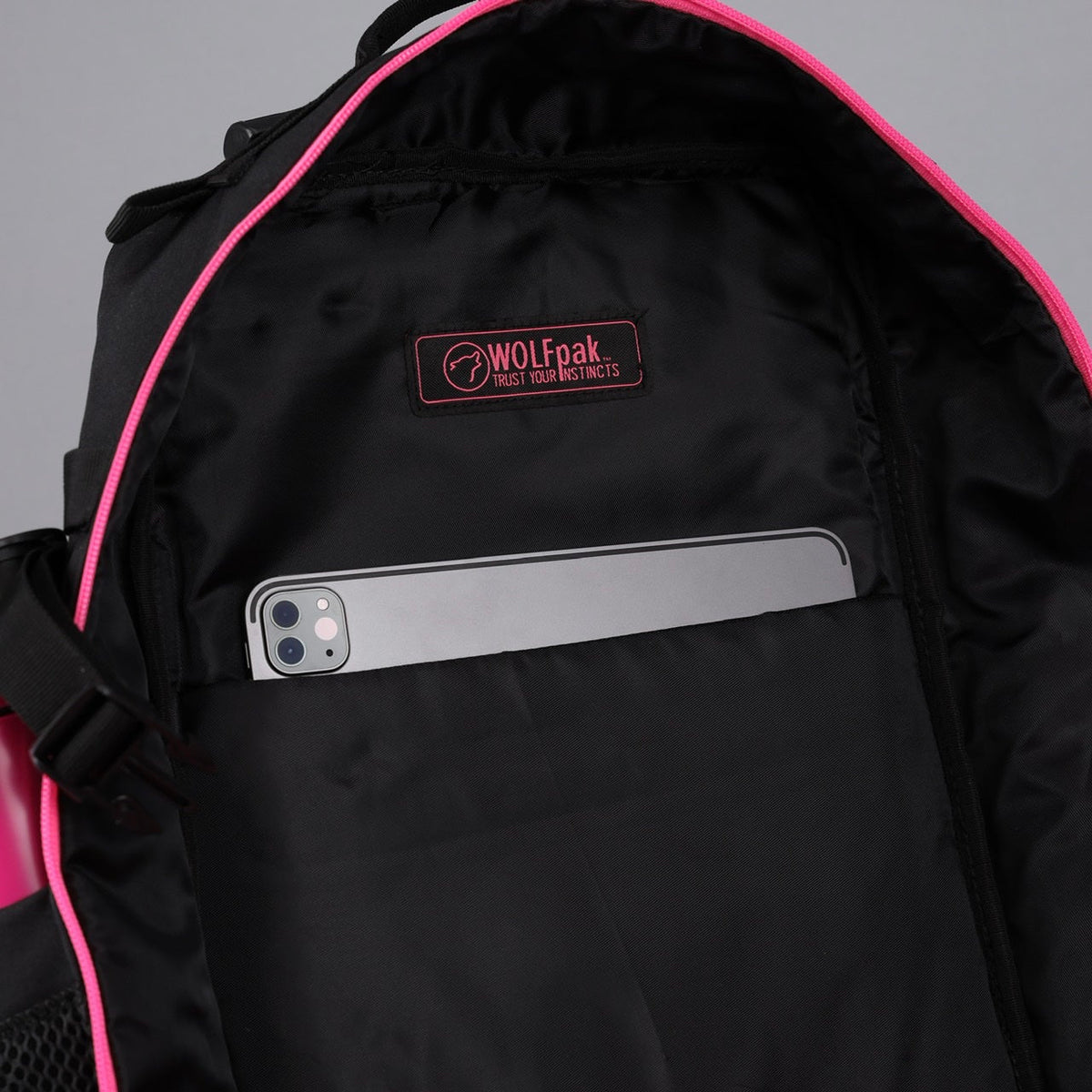 35L Backpack Black Neon Pink - Image 19