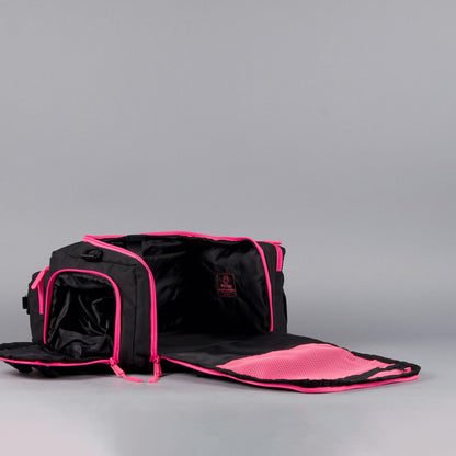 20L Mini Duffle Bag Black Neon Pink - Image 13