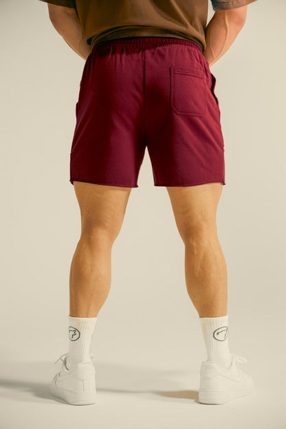 Men's Varsity Shorts Crimson Red - Image 3