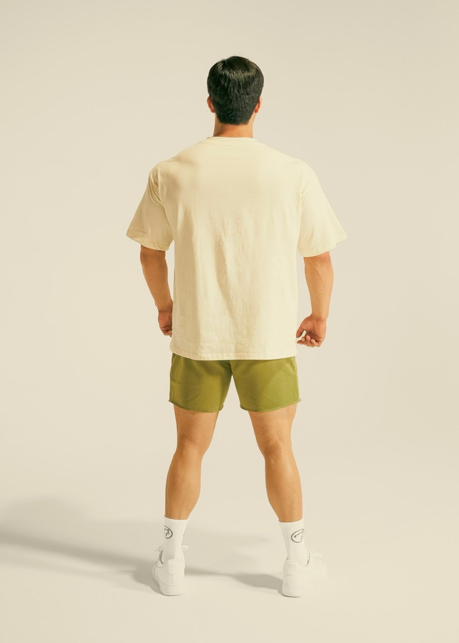 Men's Varsity Tee Cream (SALE) - Image 4