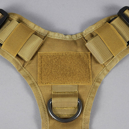 Khaki Tactical Dog Vest Harness - Image 11