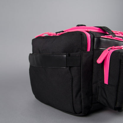 20L Mini Duffle Bag Black Neon Pink - Image 22