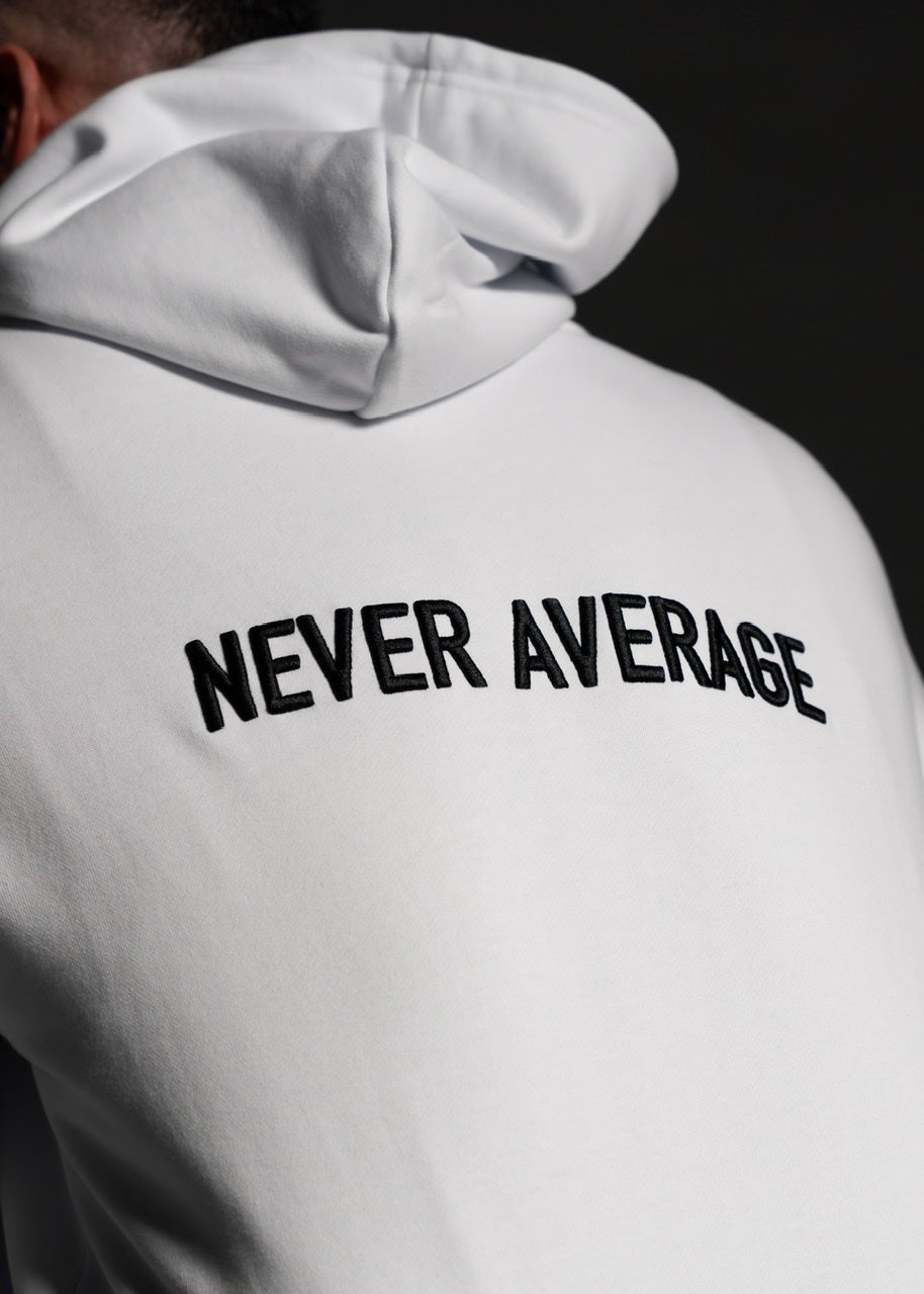 Arctic White Zip Up Hoodie - Image 4