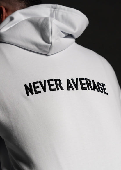 Arctic White Zip Up Hoodie - Image 4
