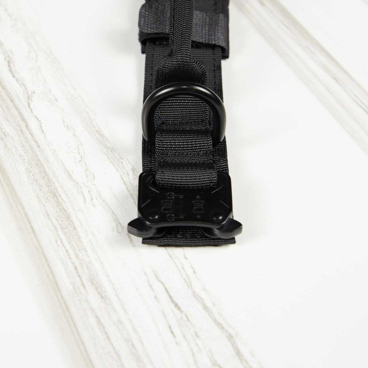 Tactical Nylon Dog Collar Black - Image 4