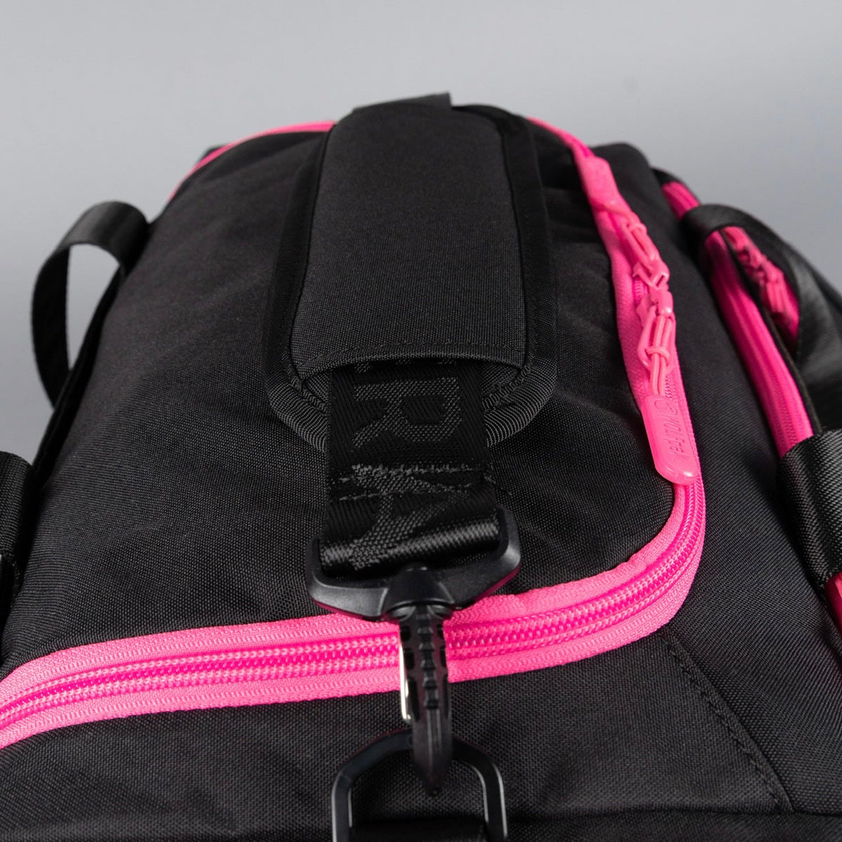 20L Mini Duffle Bag Black Neon Pink - Image 26