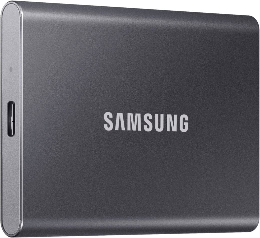 SAMSUNG SSD T7 Portable External Solid State Drive 2TB, USB 3.2 Gen 2, Gray, MU-PC2T0T/AM - Image 2