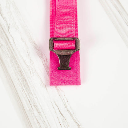 Tactical Nylon Dog Collar Neon Pink - Image 3