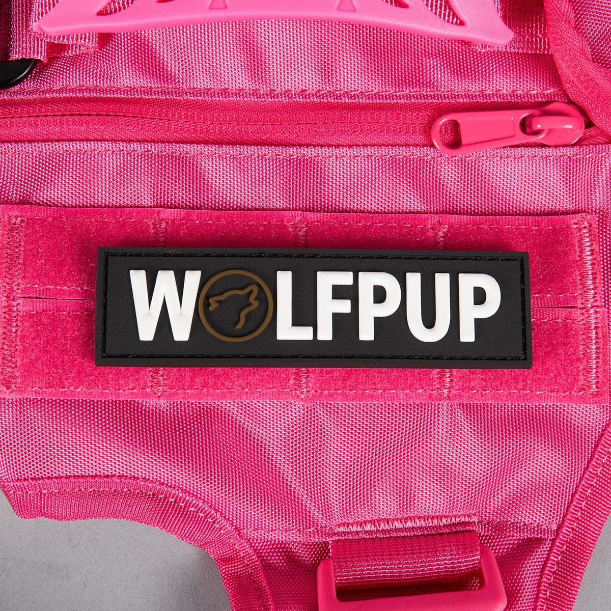 Neon Pink Tactical Dog Vest Harness - Image 5