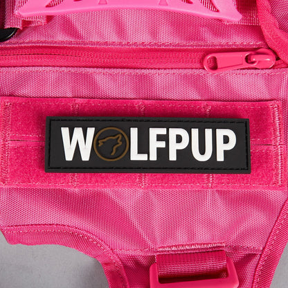 Neon Pink Tactical Dog Vest Harness - Image 5