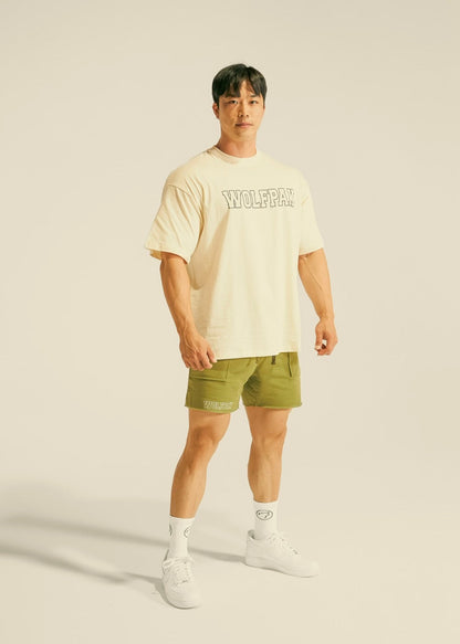 Men's Varsity Tee Cream (SALE) - Image 3