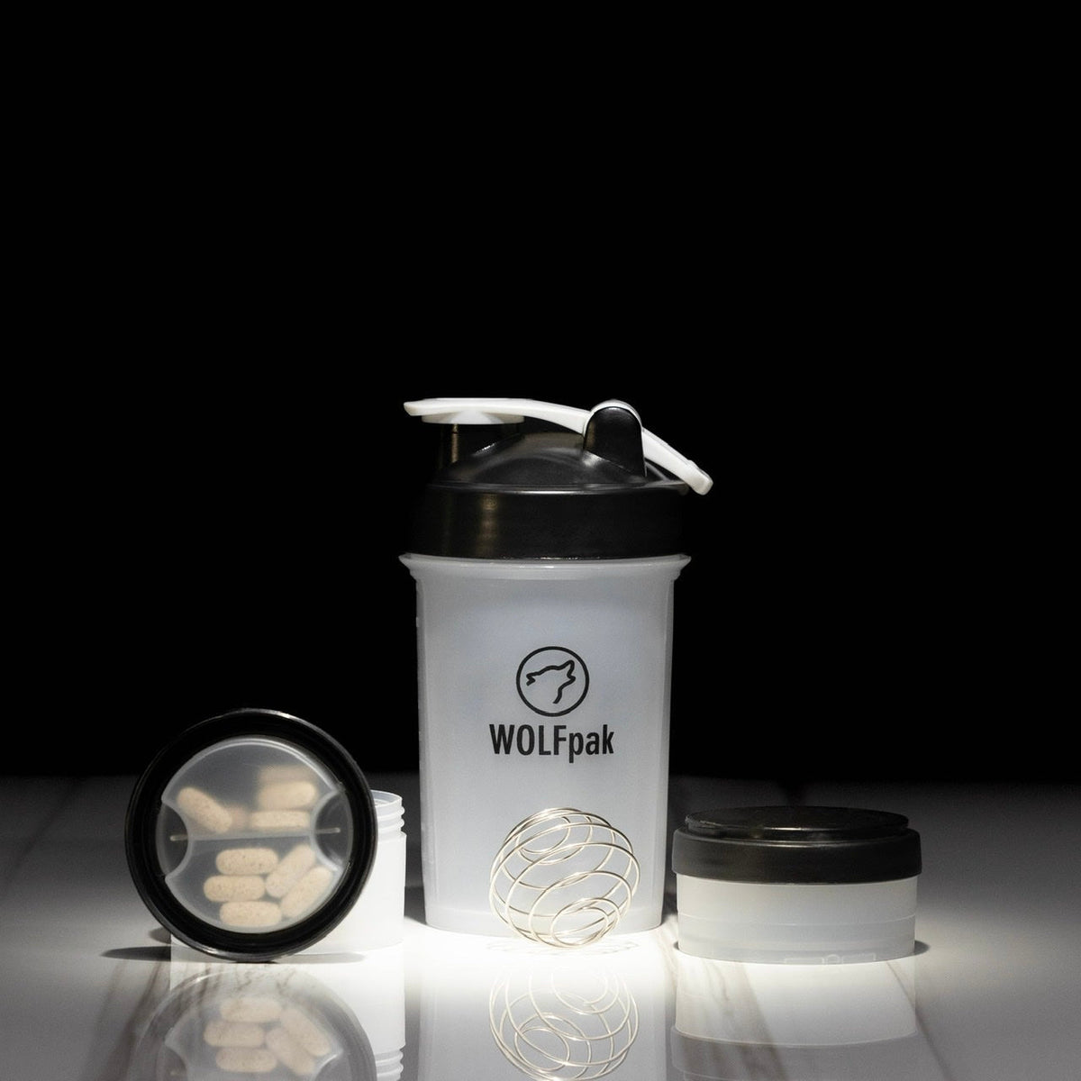 Shaker Bottle With Storage Compartments - Image 5
