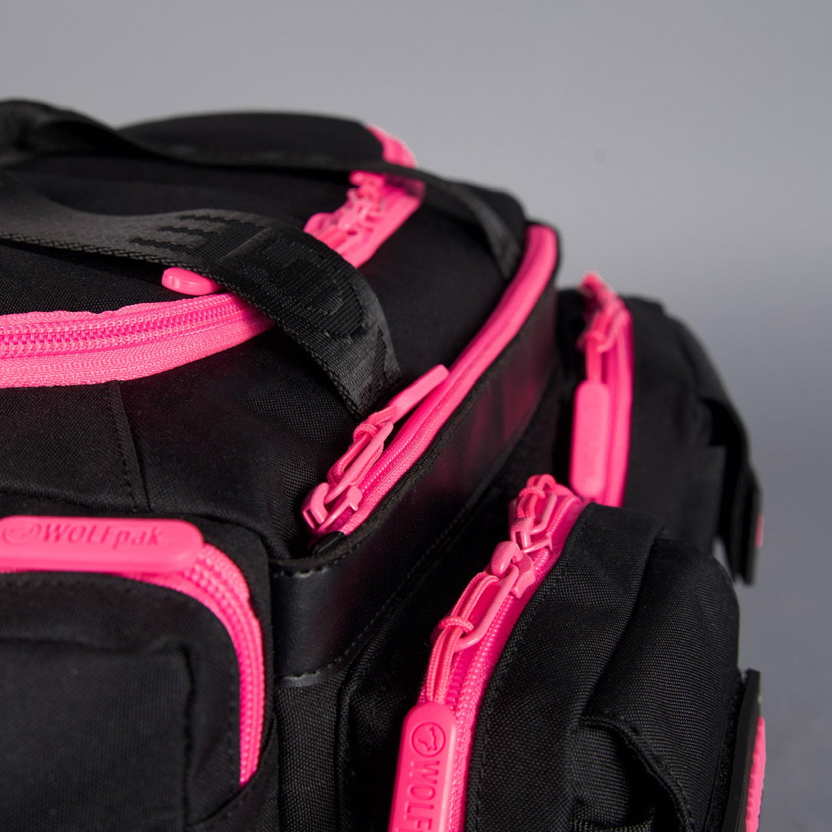 20L Mini Duffle Bag Black Neon Pink - Image 17