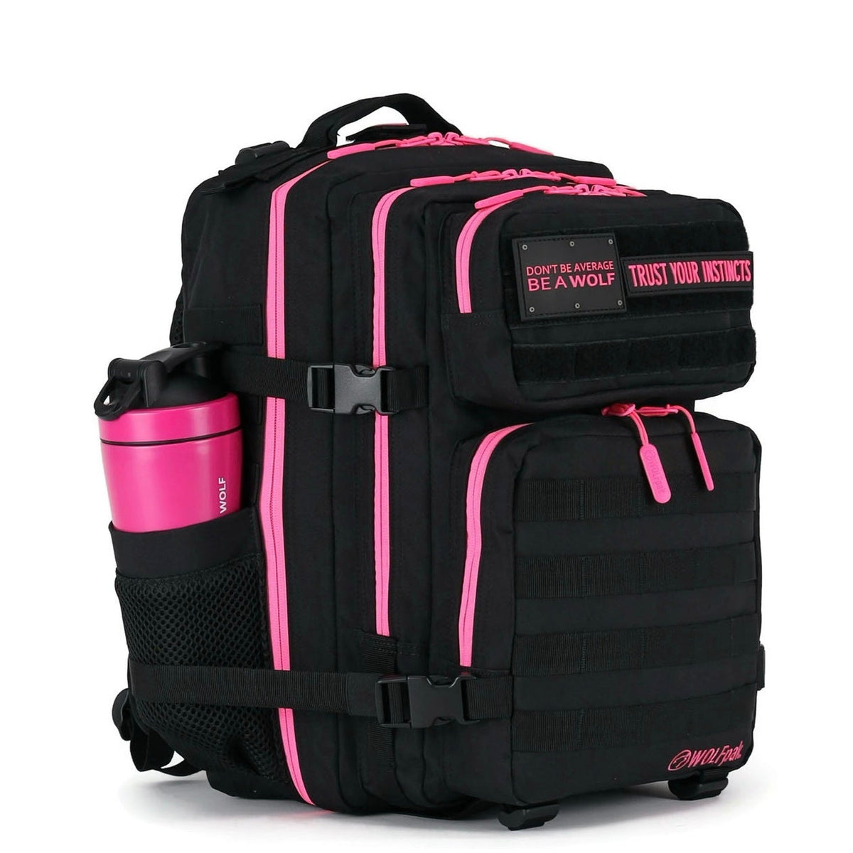 35L Backpack Black Neon Pink - Image 2