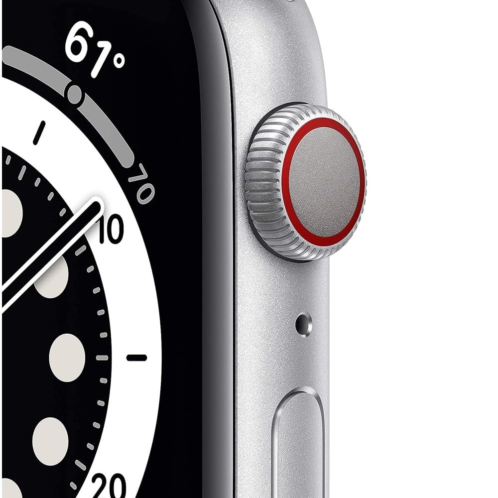 Apple Watch Series 6 40mm Silver Aluminum (GPS+Cellular) - M02N3LL/A - Image 2