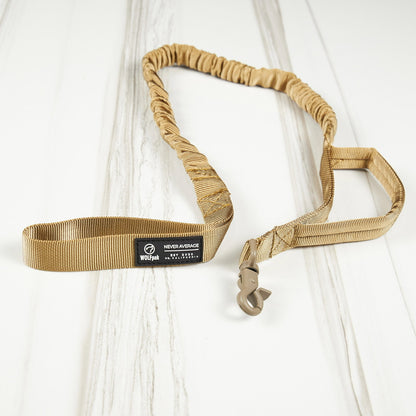 Tactical Nylon Leash Khaki - Image 3