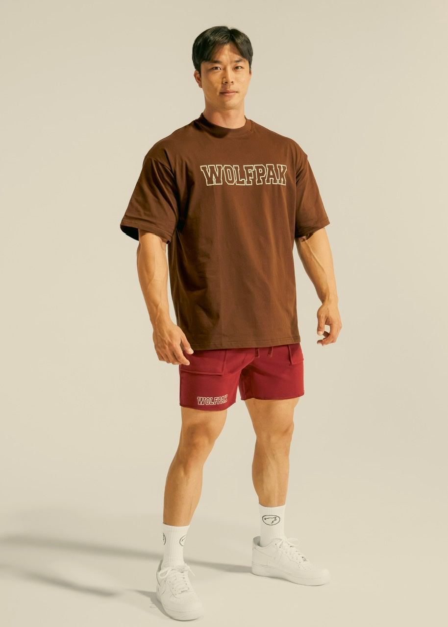 Men's Varsity Tee Mocha Brown - Image 3