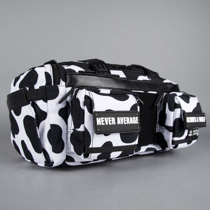 20L Mini Duffle Bag Black White Cow - Image 21