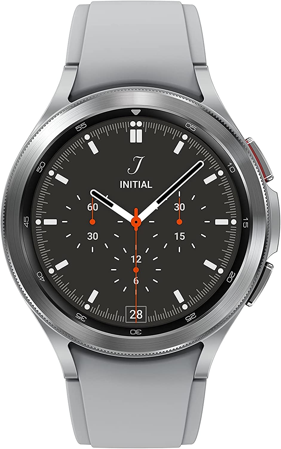 Samsung Galaxy Watch 4 Classic Stainless Steel Smartwatch 46mm LTE - Silver - SM-R895UZSVXAA - Image 2