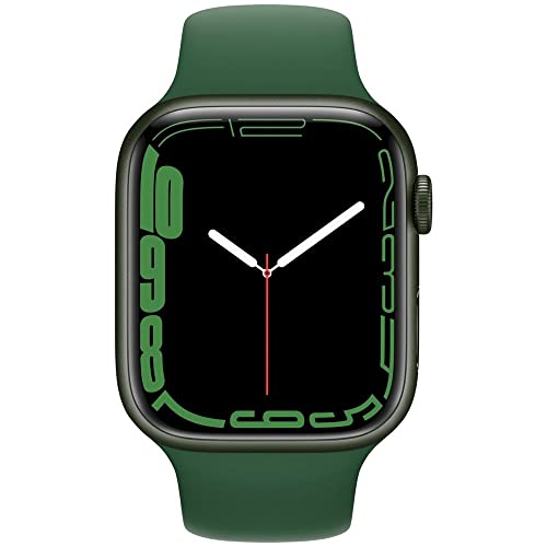 Apple Watch Series 7 (GPS + Cellular) 45mm Green Aluminum Case with Clover Sport Band - MKJ93LL/A - Image 3
