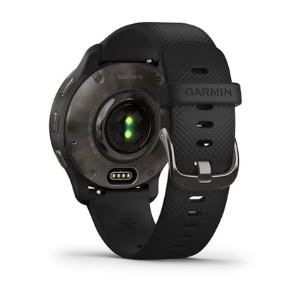 Garmin - Venu 2 Plus GPS Smartwatch 43 mm Fiber-reinforced polymer - Slate - 010-02496-01 - Image 6