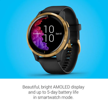 Garmin -Venu Smartwatch 43mm Fiber-Reinforced Polymer-Black - 010-02173-31 - Image 3