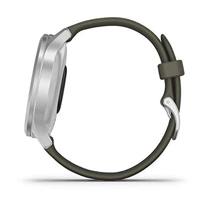 Garmin vivomove Style Silver - Moss Green Band - 010-02240-01 - Image 7