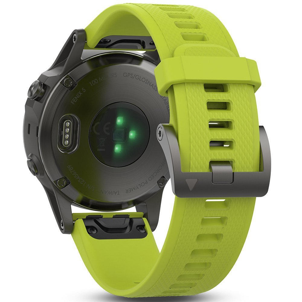 Garmin fēnix 5, Premium and Rugged Multisport GPS Smartwatch, Slate Gray with Yellow Band - 010-01688-02 - Image 4