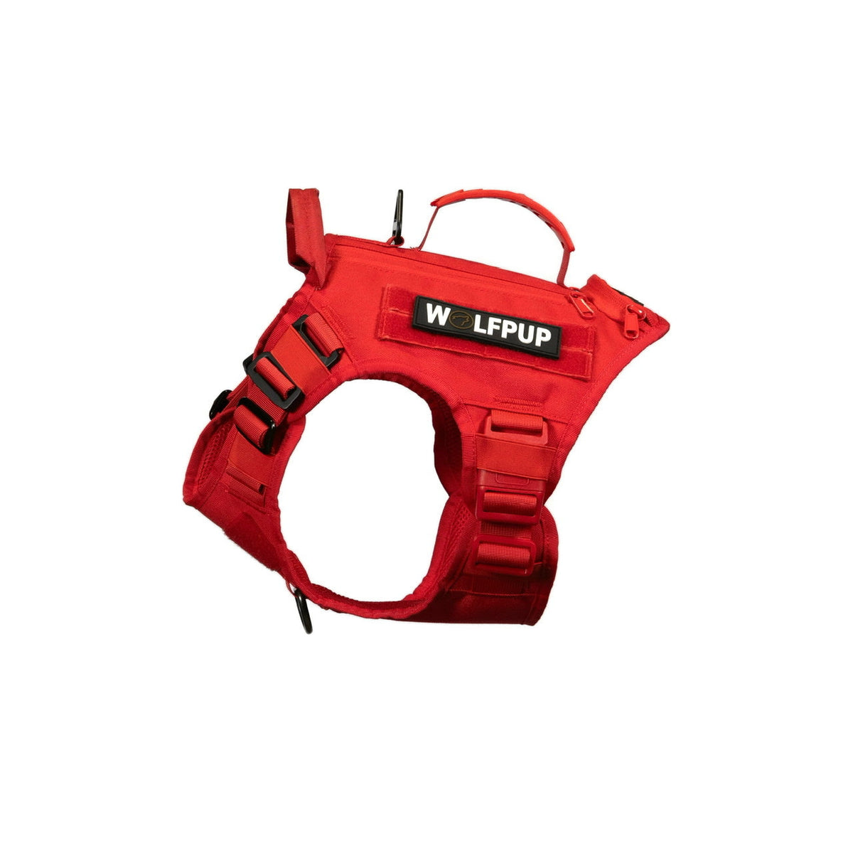 Elite Red Tactical Dog Vest Harness - Image 2
