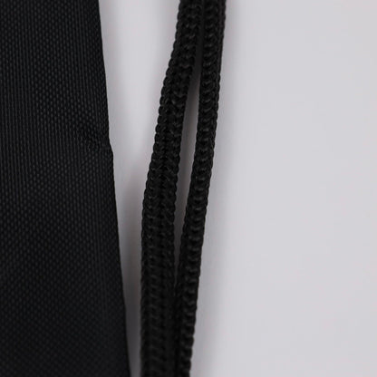Black Draw String Sackpack Bag - Image 8
