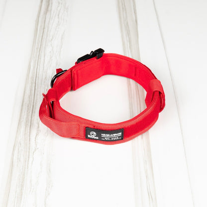 Tactical Nylon Dog Collar Elite Red - Image 10