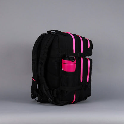 45L Backpack Black Neon Pink - Image 6
