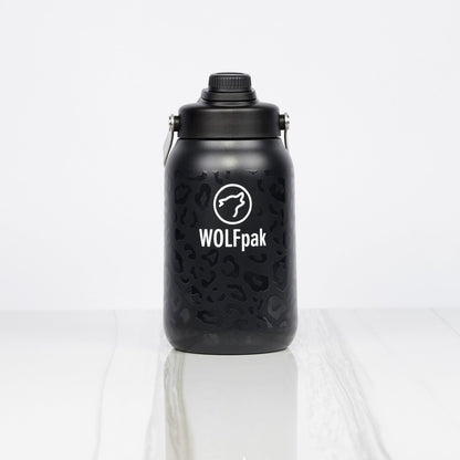 64oz Flask Black Leopard - Image 5