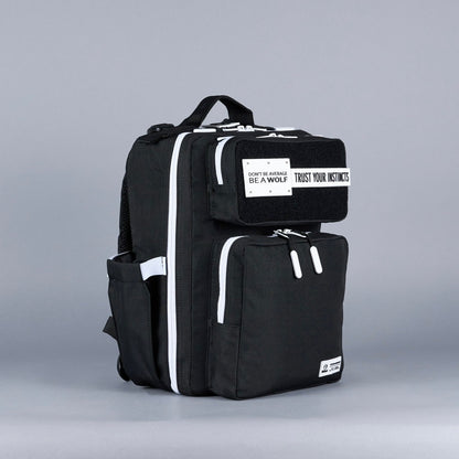 15L Backpack Alpha Black White Accents - Image 8