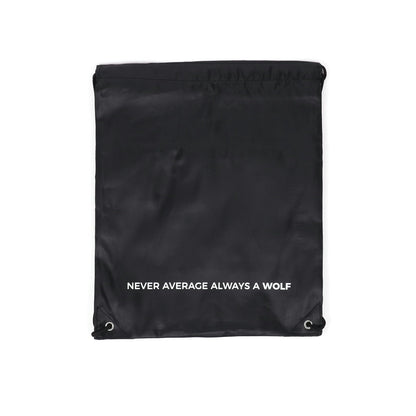 Black Draw String Sackpack Bag - Image 4