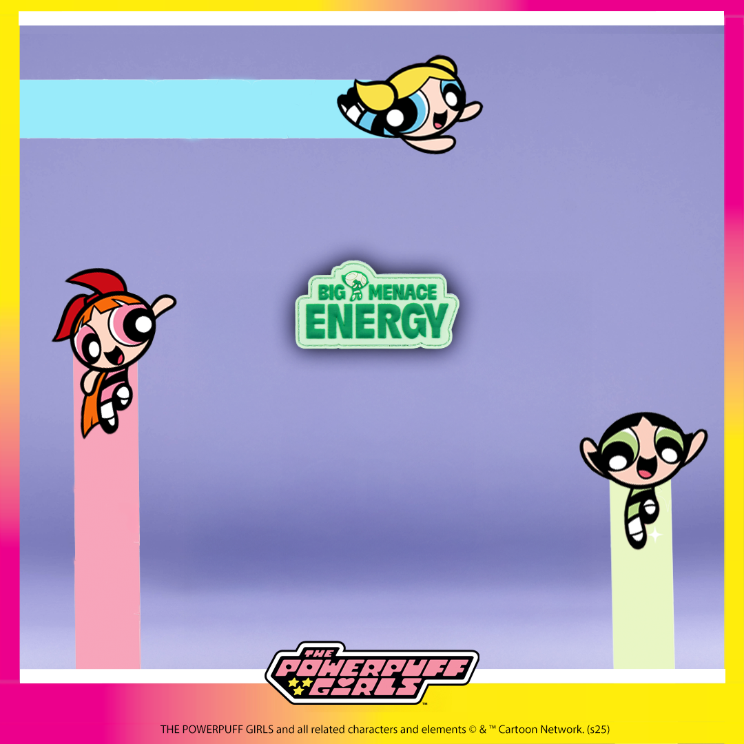 Powerpuff Girls Menace Energy Patch